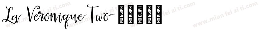 La Veronique Two字体转换